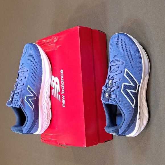 New Balance Shoes - New Balance Fresh Foam 520 v9 Sneaker - Color: Blue / White - Size: Women 8.5